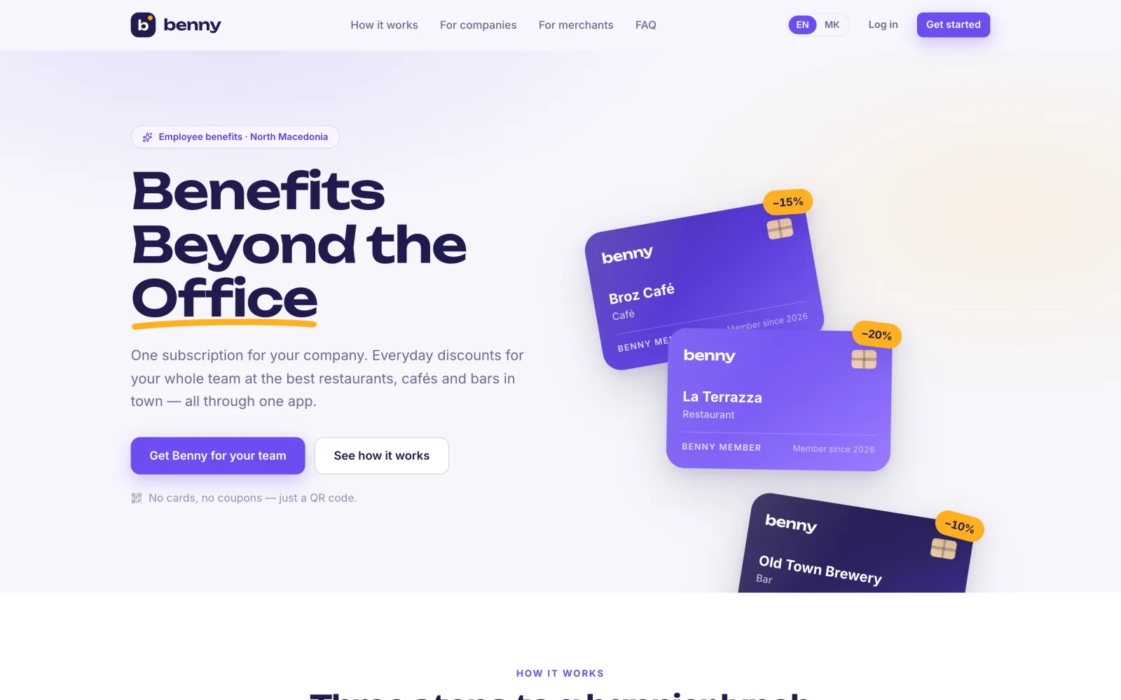 Benny.mk — Benefits Beyond the Office