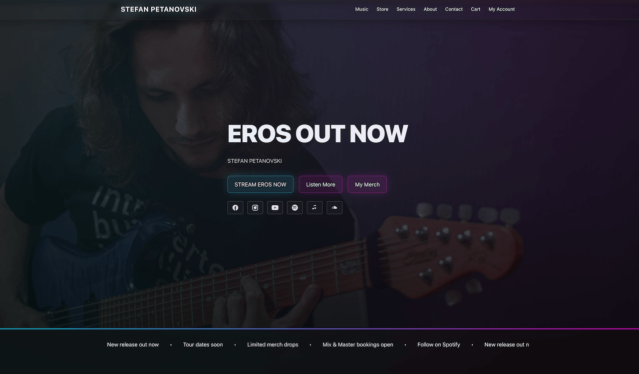 Stefan Petanovski — Personal Site & Merch Store
